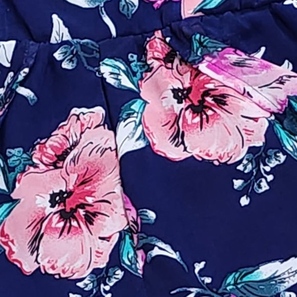 Pre-Loved Exhilaration Size Small Women's Floral Bustier Romper fully lined - Picture 12 of 13